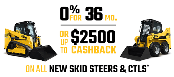 Special offers on New Skid/Track Loaders